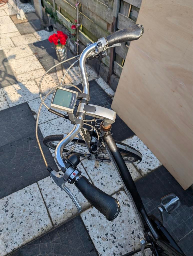Batavus e-fiets zonder accu, Ophalen