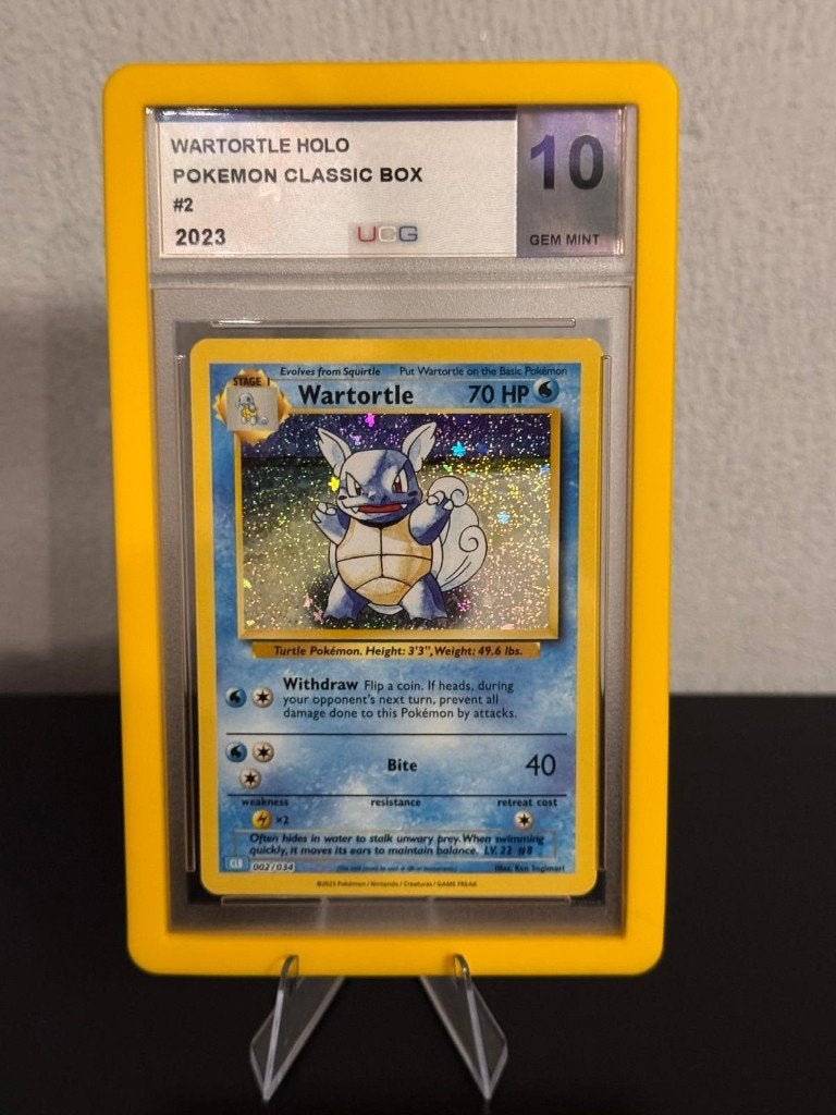 Pokémon Wartortle TCG Classic #002 UCG 10, Verzenden, Nieuw