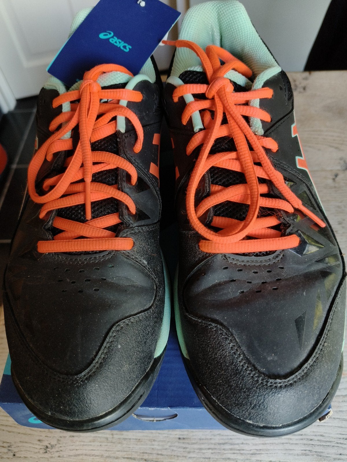 Asics Gel-Peake veld hockey schoenen kunstgras maat 41.5, Ophalen of Verzenden, Zo goed als nieuw, Schoenen
