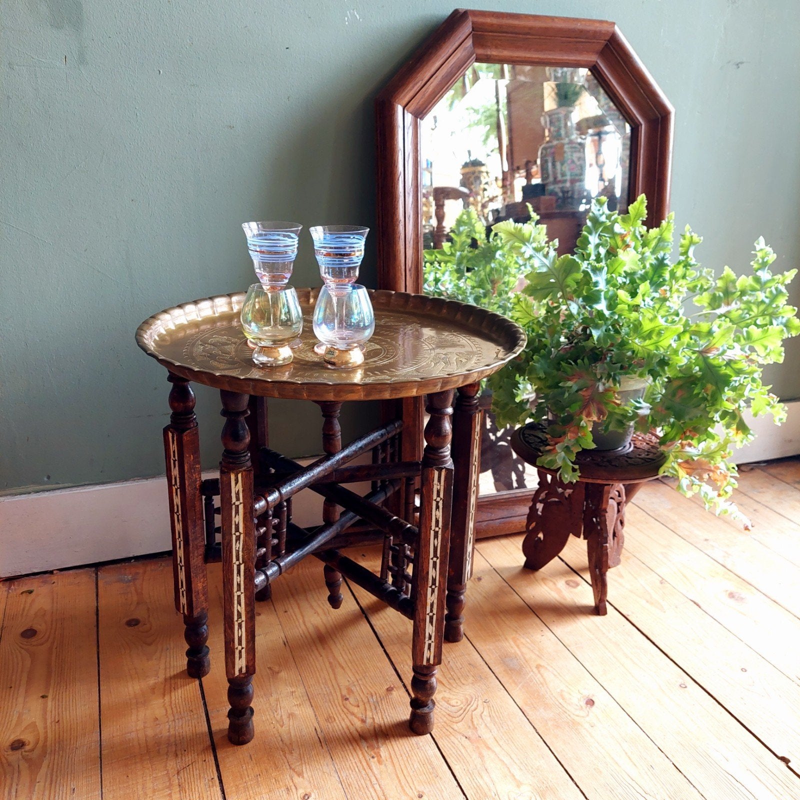 Lucky Vintage Marokkaanse of Oosterse bijzettafel, Ophalen of Verzenden