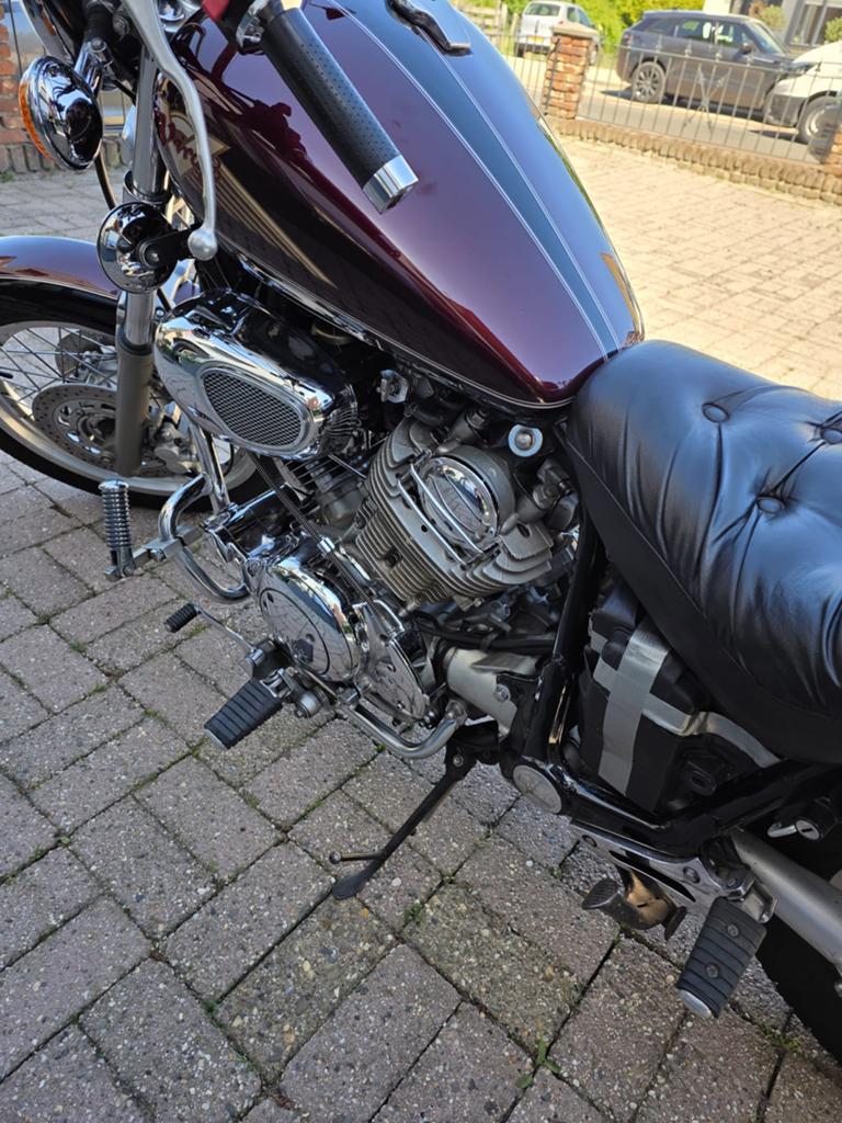 Yamaha XV750 Virago 1994 - Klassieke V-twin Cruiser, Cardan-aandrijving, 2 cilinders, Gebruikt, Particulier