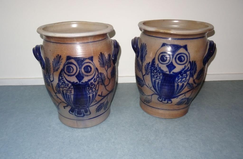 2 antieke Keulse potten., Antiek en Kunst, Ophalen