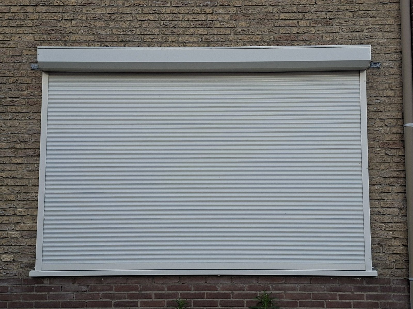 Elektrisch Rolluik 2875x1750mm, Ophalen, Gebruikt, Wit, 200 cm of meer