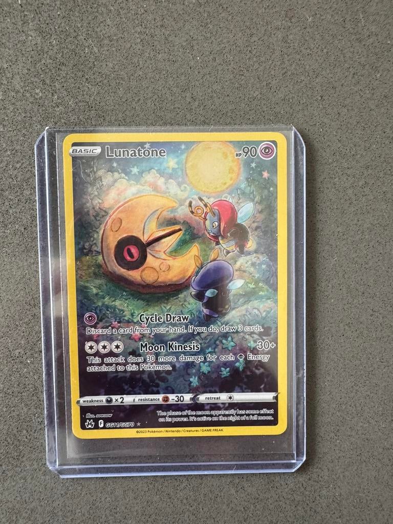 Pokemon Lunatone (GG11/GG70), Ophalen of Verzenden, Nieuw, Losse kaart