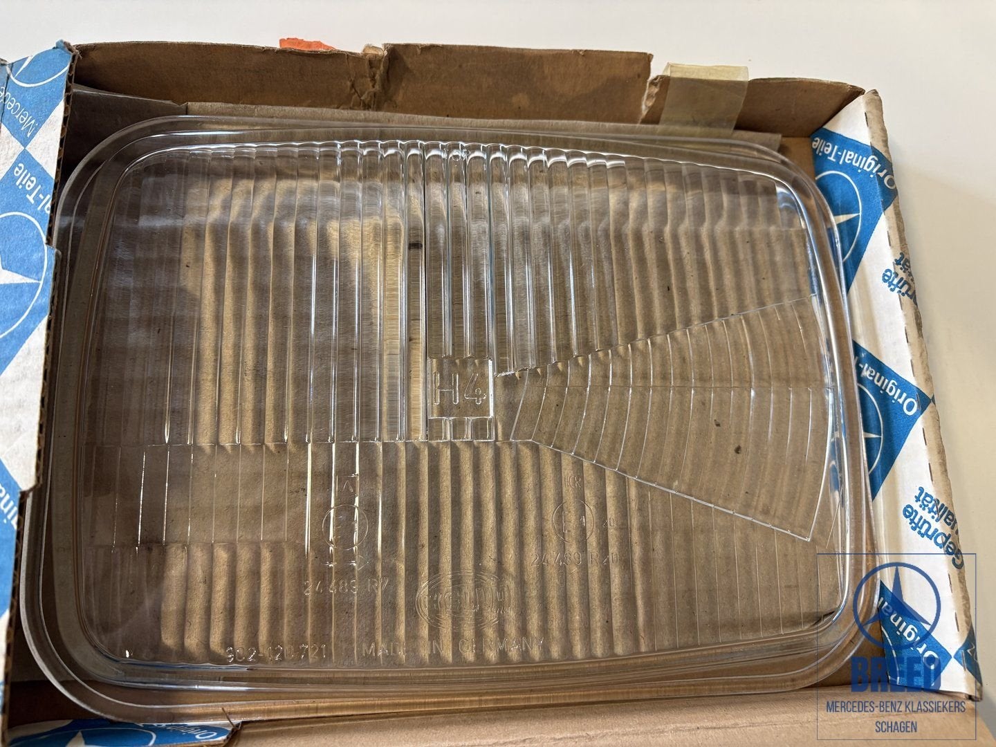 NOS koplampglas links Hella Mercedes-Benz W601 W602 W611 T1, -, Nieuw, Ophalen of Verzenden, -