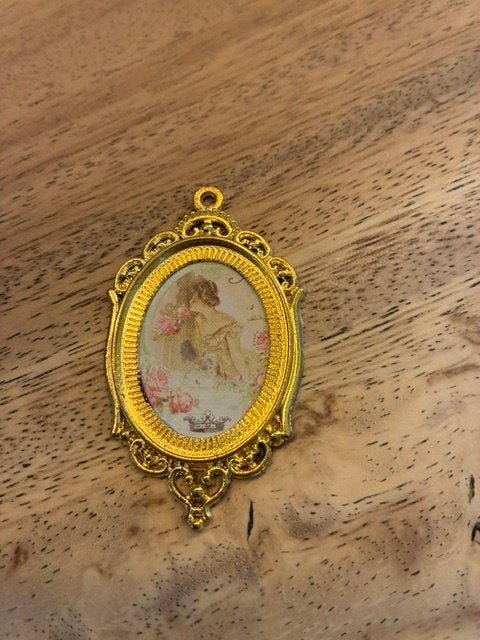 Antiek schilderij, Verzamelen, Ophalen of Verzenden, Zo goed als nieuw, Poppenhuis
