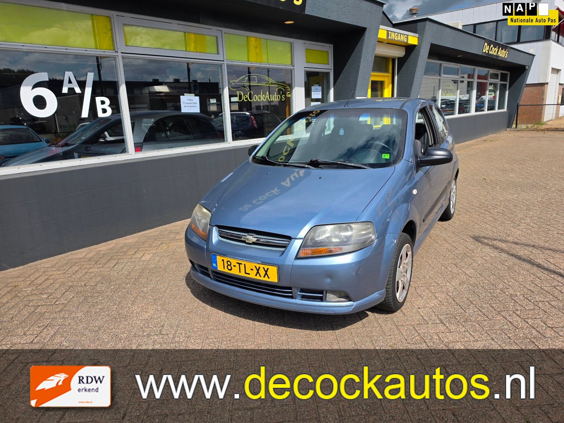 Chevrolet Kalos 1.2 Breeze/ AIRCO, Voorwielaandrijving, 1150 cc, 4 cilinders, 965 kg
