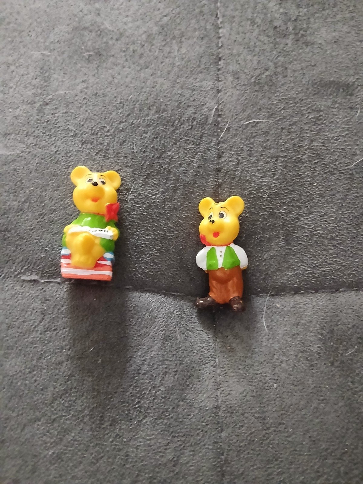 2 kleine haribo beertjes beeldjes - decoratie, Ophalen of Verzenden, Gebruikt