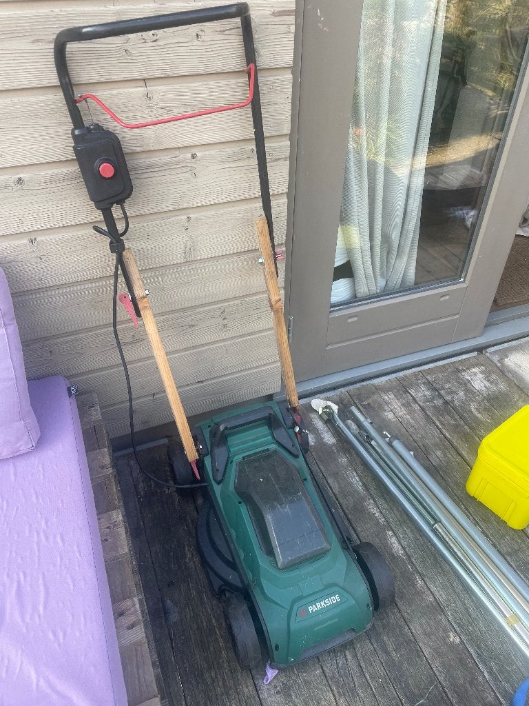 grasmaaier parkside, Tuin en Terras, Ophalen, Gebruikt, Accu-grasmaaier