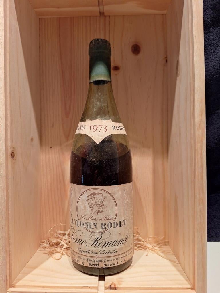 Antonin Rodet Vosne-Romanée 1973 - Vintage Rode Wijn, Gebruikt, Frankrijk, Ophalen of Verzenden, Rode wijn