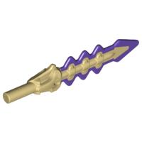 Lego Minifigure, Weapon Sword, Serrated with Snake Skull, Gebruikt, Lego, Accessoire, Ophalen of Verzenden