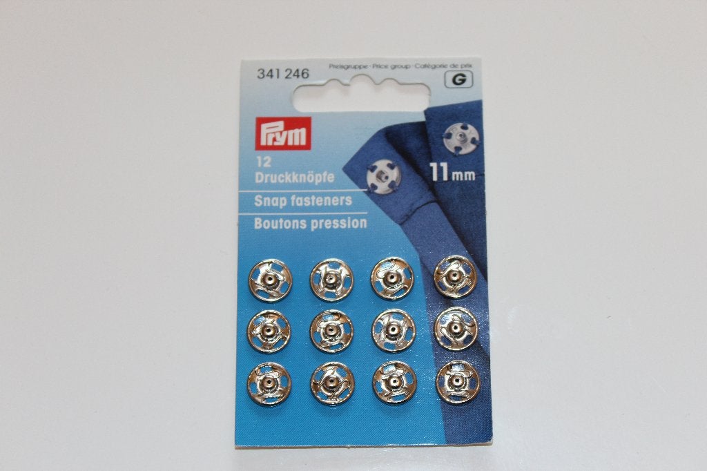 Prym 341246 aannaaibare drukknopen - zilver 11mm #2547, Ophalen of Verzenden, Nieuw, Knoop of Knopen