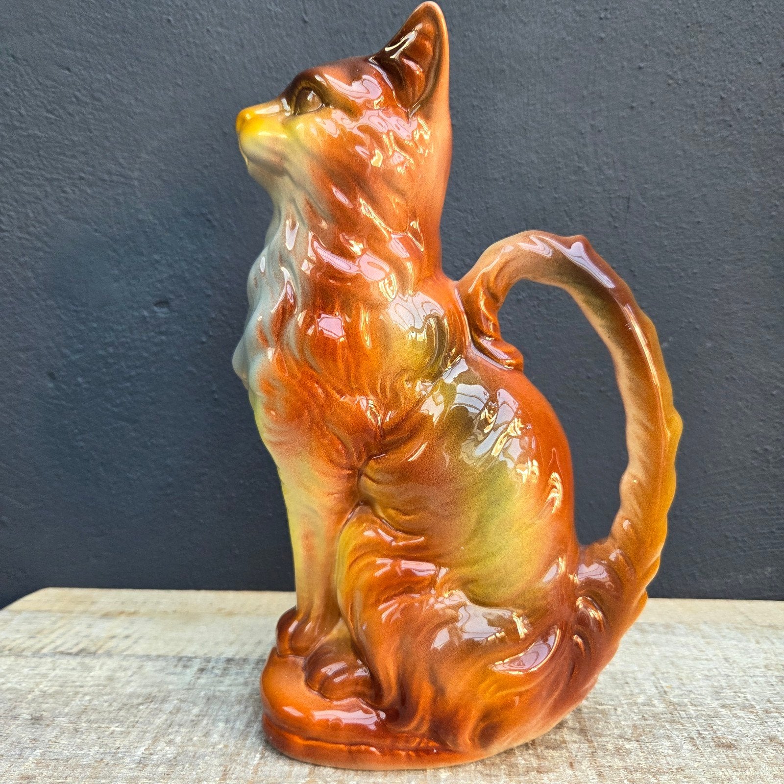 St Clement majolica aardewerk waterkan Model Poes, Antiek en Kunst, Antiek | Keramiek en Aardewerk, Ophalen of Verzenden