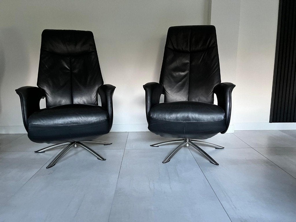 2 relax stoelen, Ophalen, Gebruikt, Modern, 50 tot 75 cm