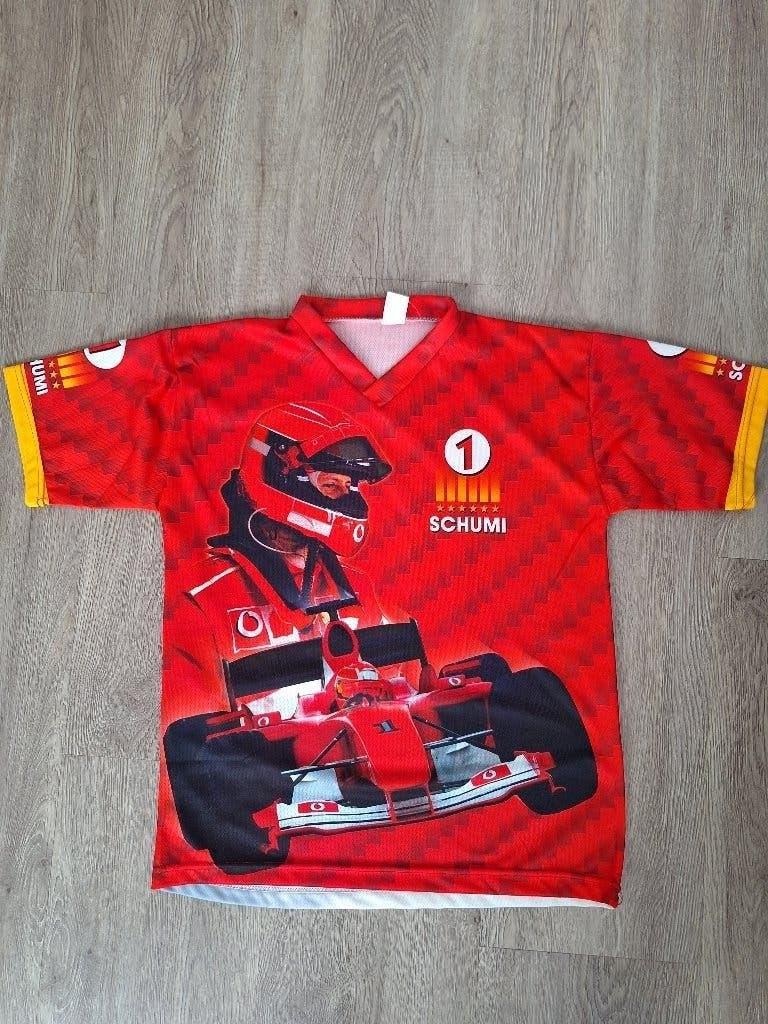 Michael Schumacher T-shirt - Maat M - Vintage, Verzamelen, Ophalen, Huis en Inrichting