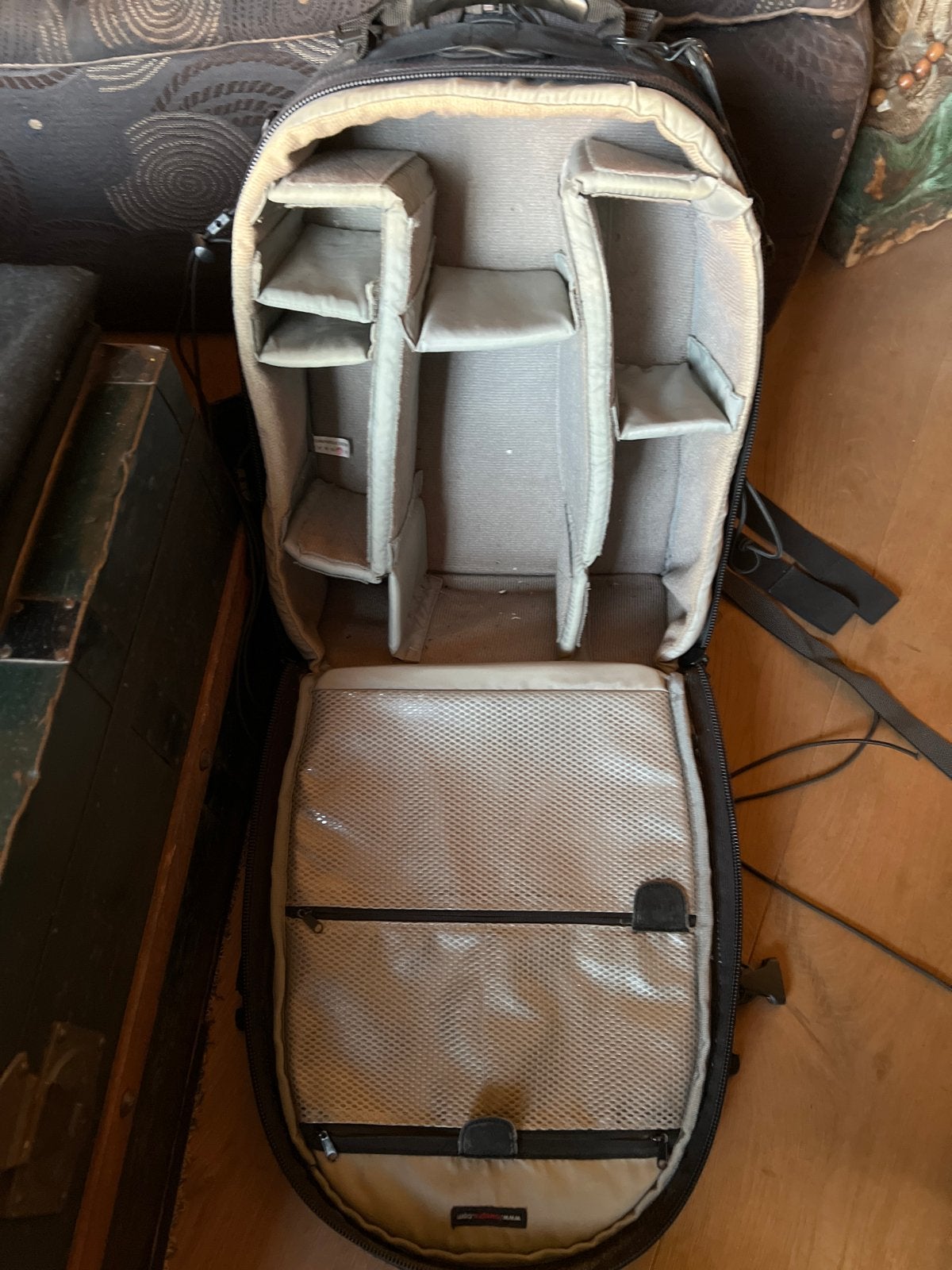 Lowepro cameratas/rugzak - Gebruikt, goede staat, Audio, Tv en Foto, Ophalen, Rugtas, Gevoerd, Zwart