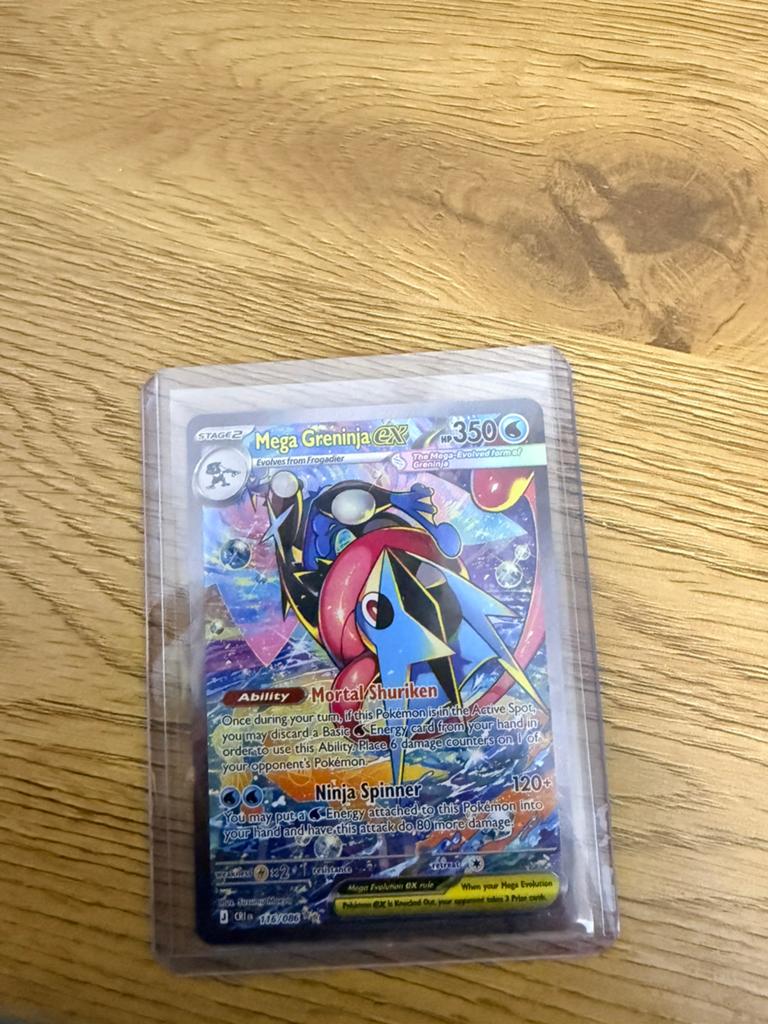 Mega Greninja EX CRI 116, Ophalen, Zo goed als nieuw