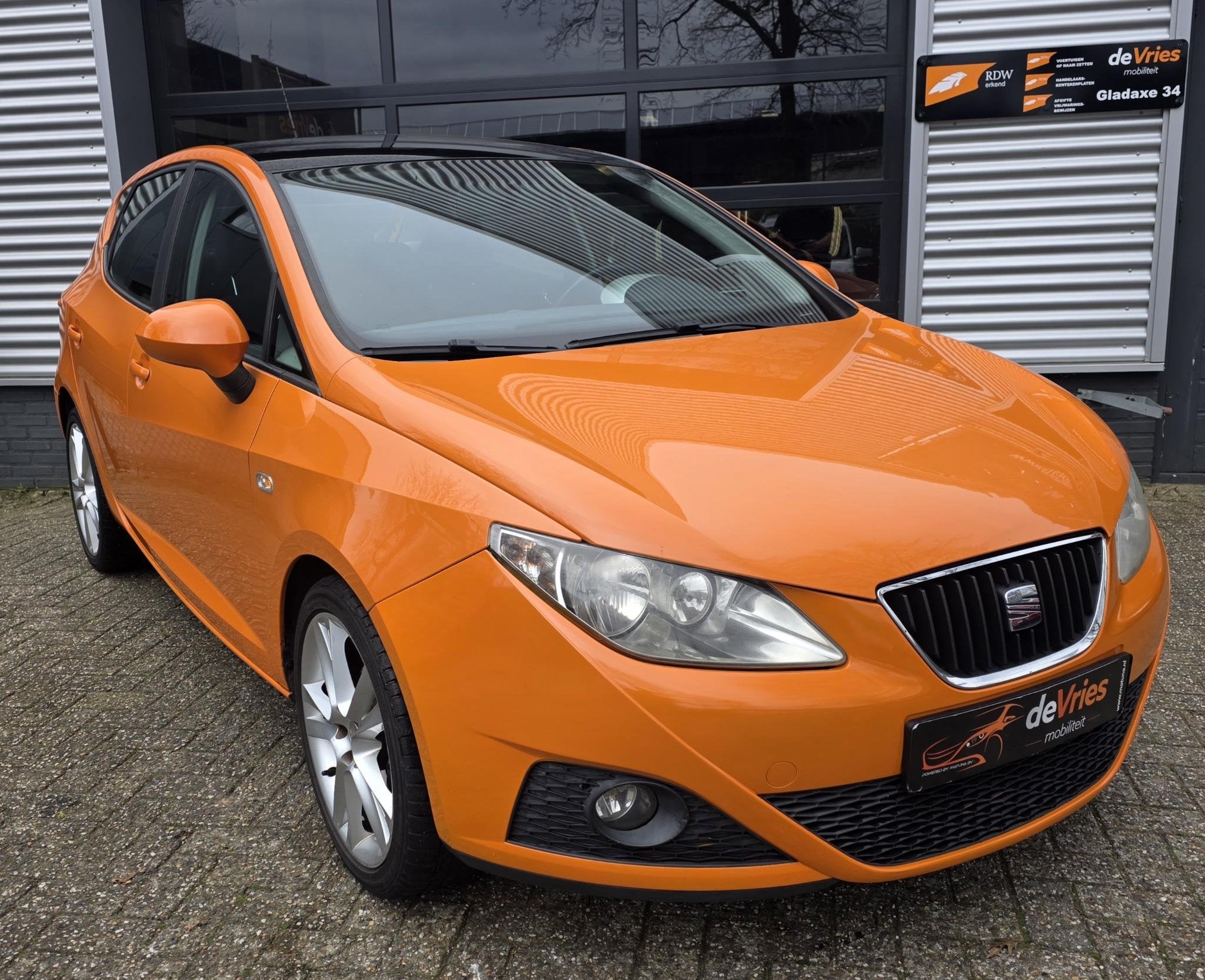 SEAT Ibiza 1.4 Sport-up *5DRS-CLIMA-ESP*, Auto's, Seat, Voorwielaandrijving, Gebruikt, Zwart, Ibiza