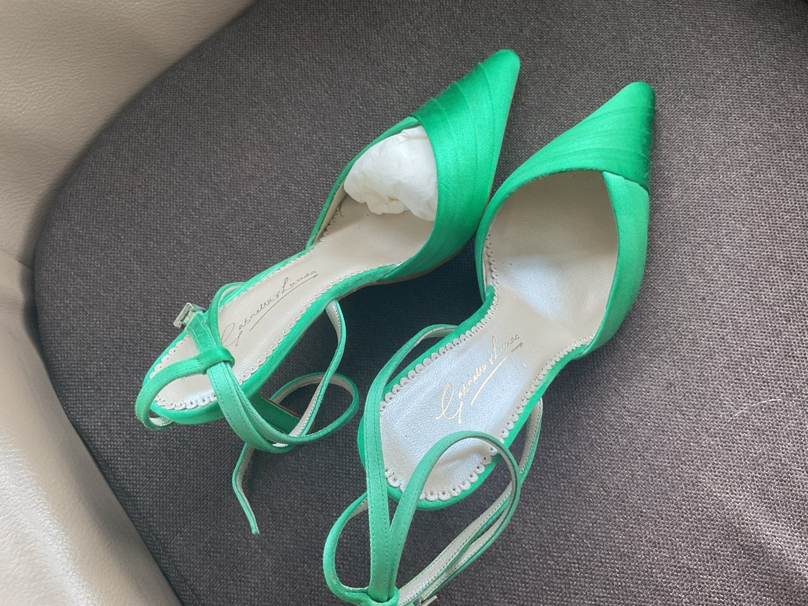 Damesschoenenen merk Gabriella Lucido maat 4, Kleding | Dames, Nieuw, Ophalen of Verzenden, Schoenen met hoge hakken, Groen