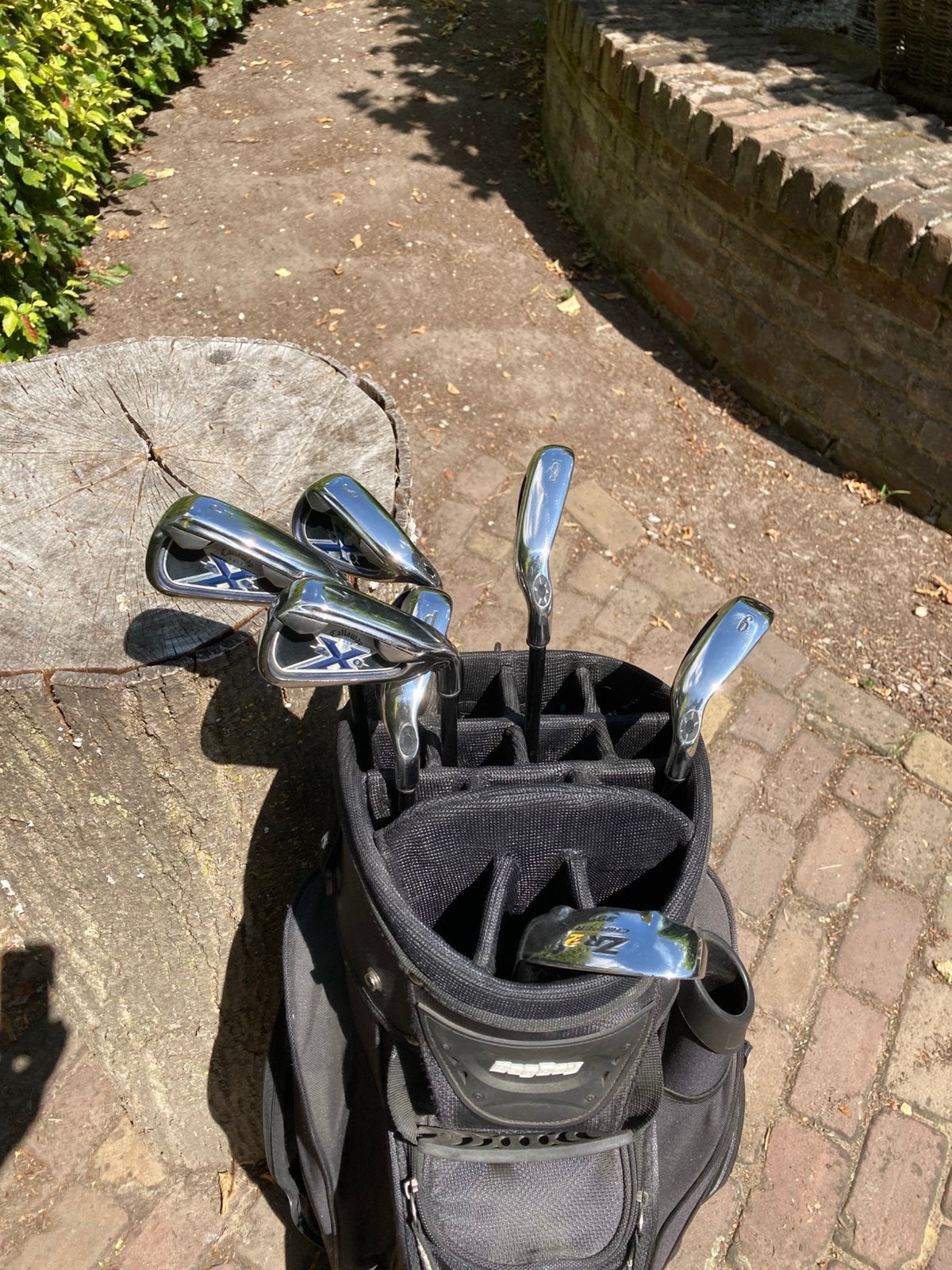 Callaway X-20 heren golfset RH incl Chipper & Bag boy tas, Gebruikt, Callaway, Ophalen of Verzenden, Info@refitgolf.com