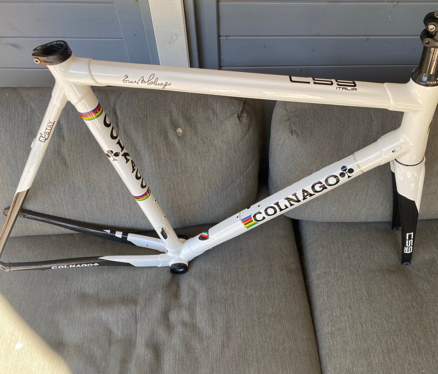 Colnago C59 frame maat 59 in PR99, Overige merken, Carbon, Ophalen of Verzenden, Zo goed als nieuw