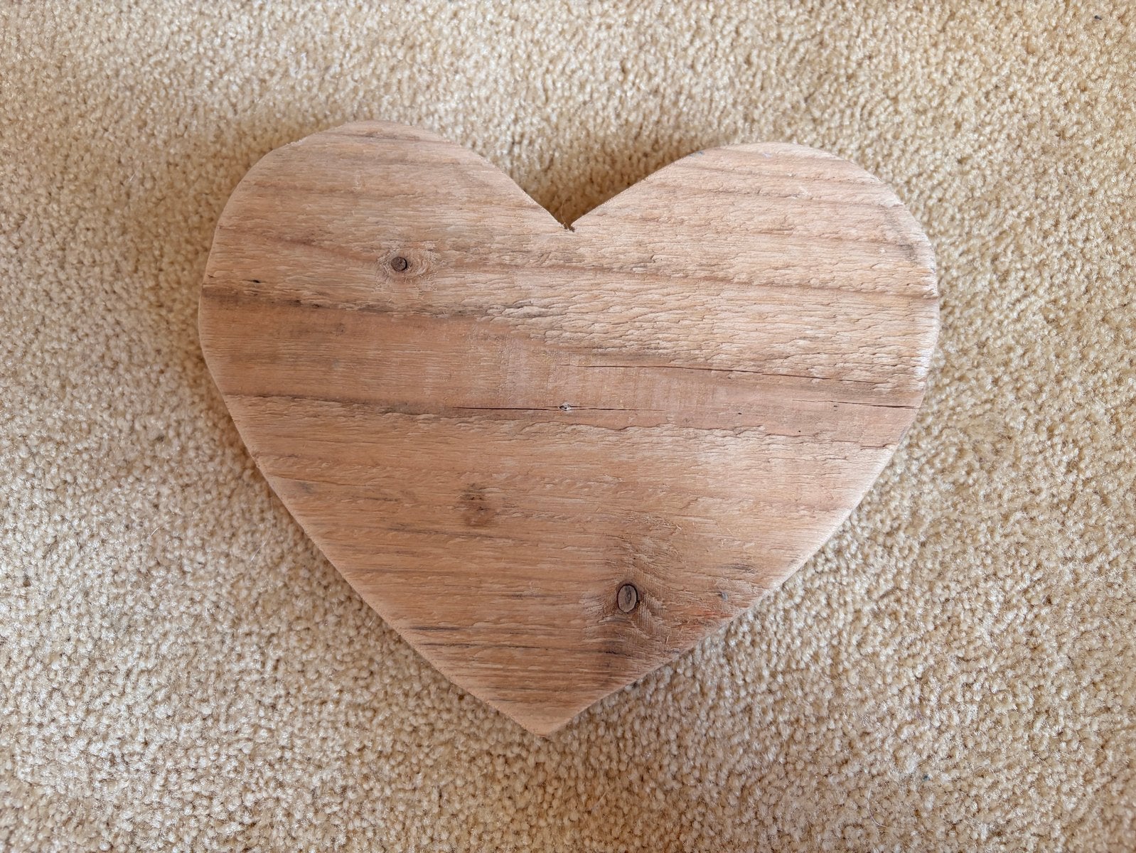 SteigerHouten hart decoratie - Rustiek en charmant, Hout, Gebruikt, Ophalen of Verzenden, Landelijk
