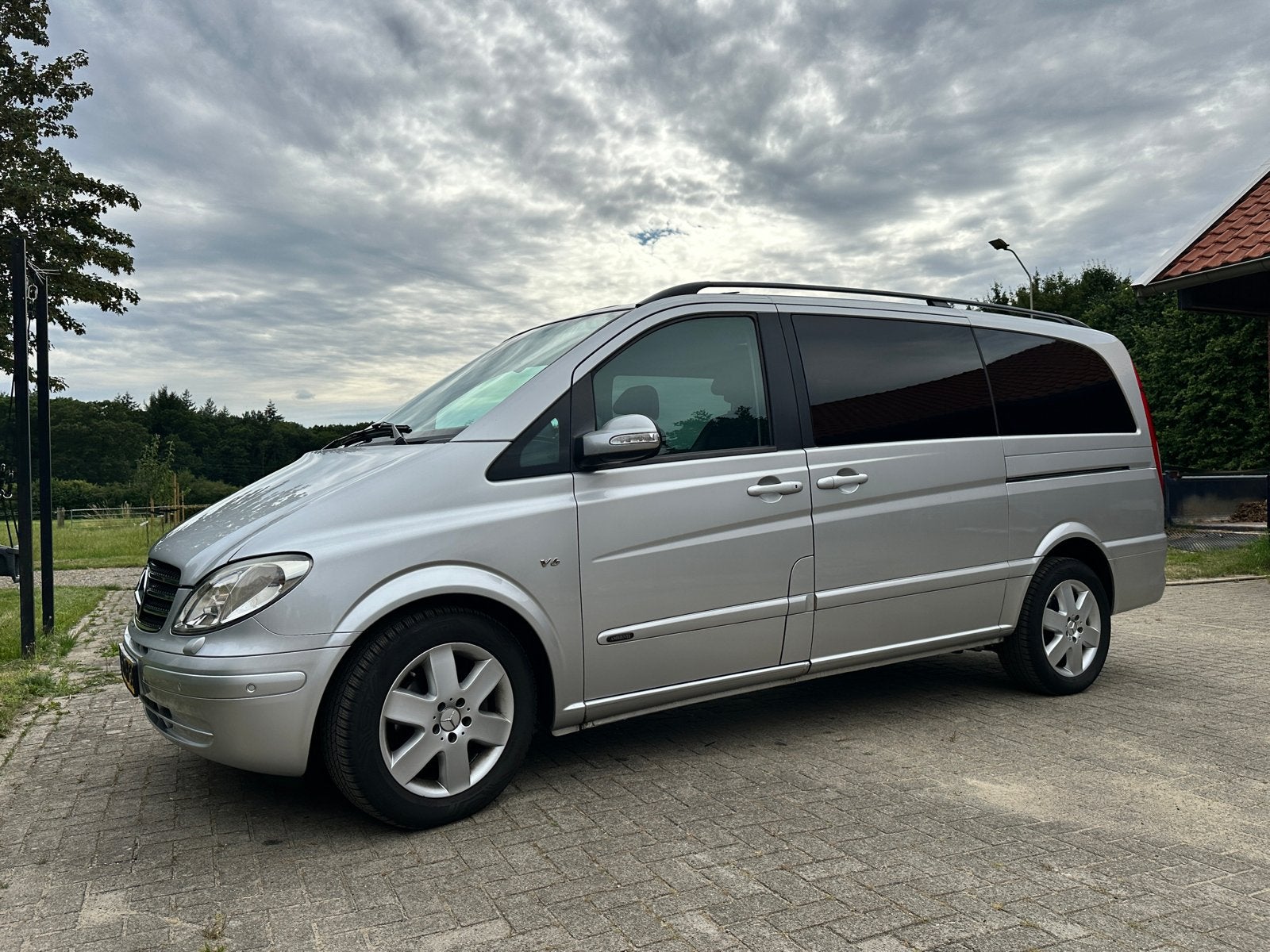 Mercedes-Benz Viano 2008. De mooiste die te koop te staat!, Auto's, Zwart, 2987 cc, Diesel, Parkeerassistent