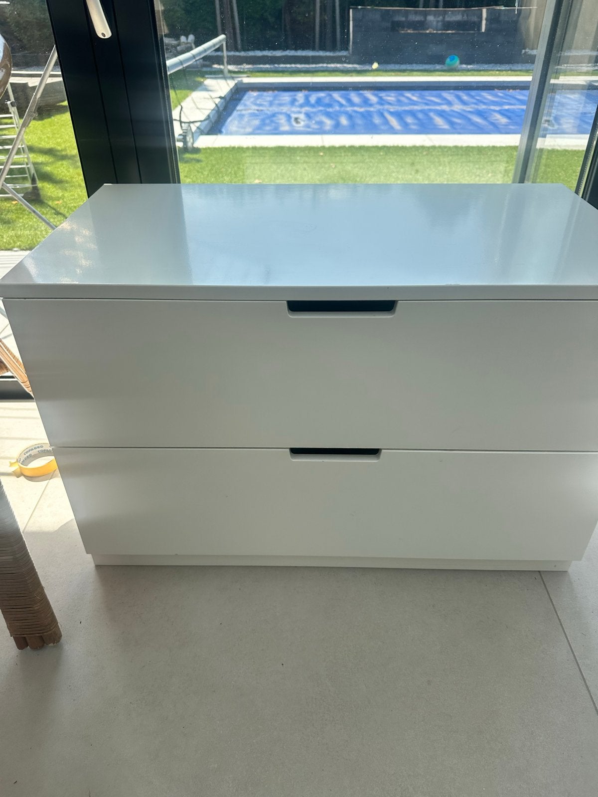 IKEA kast nordli met lichte beschadigingen, Ophalen, Overige materialen, Gebruikt, 1 of 2 laden