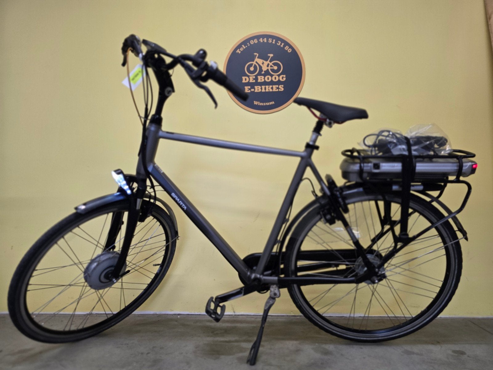 Sparta f8e elektrische herenfiets, Ophalen, Sparta, Gebruikt, Nvt