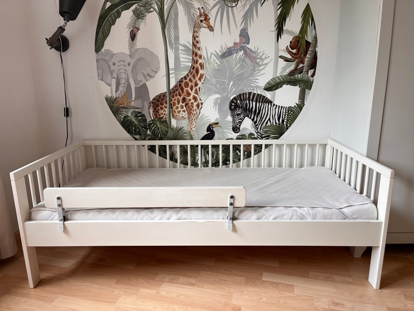 Peuterbed 70x160 cm, incl. matras en matrasbeschermer, Ophalen, Gebruikt, 140 tot 160 cm, 70 tot 85 cm