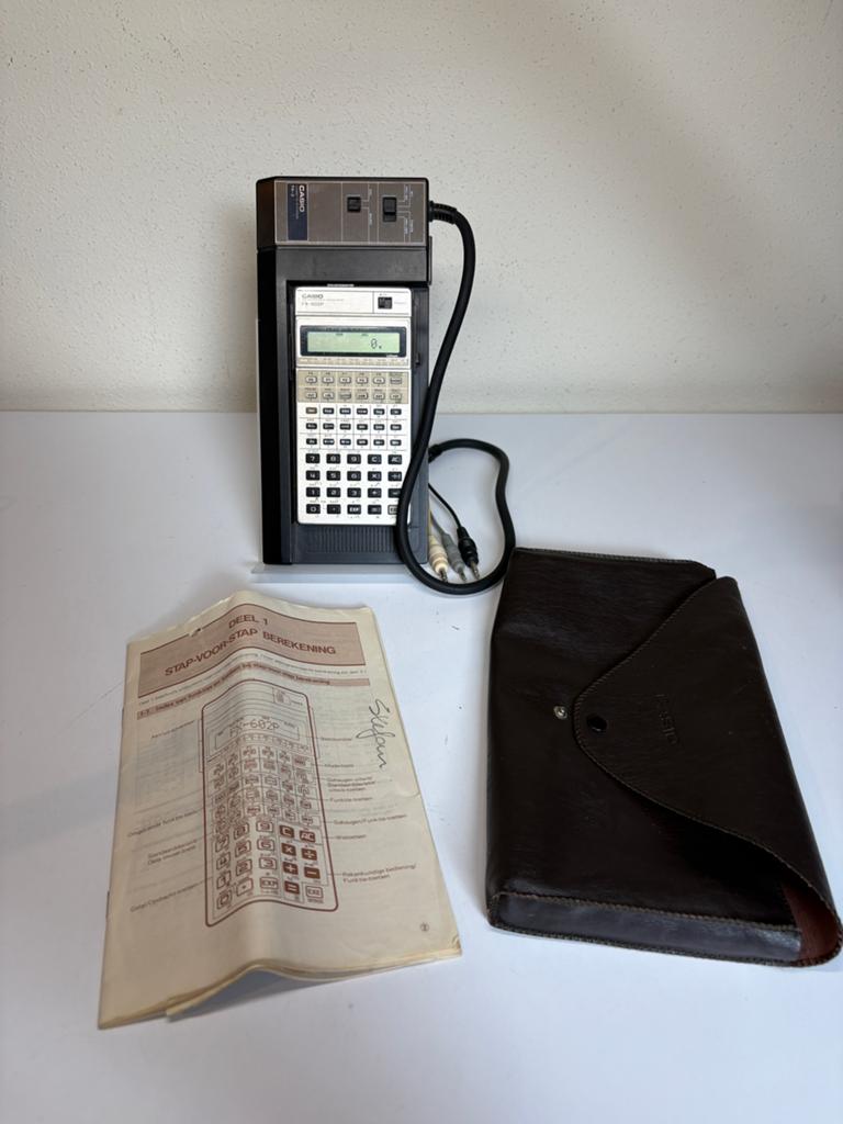 Casio FX-602P + FA-2, Diversen, Rekenmachines, Ophalen of Verzenden