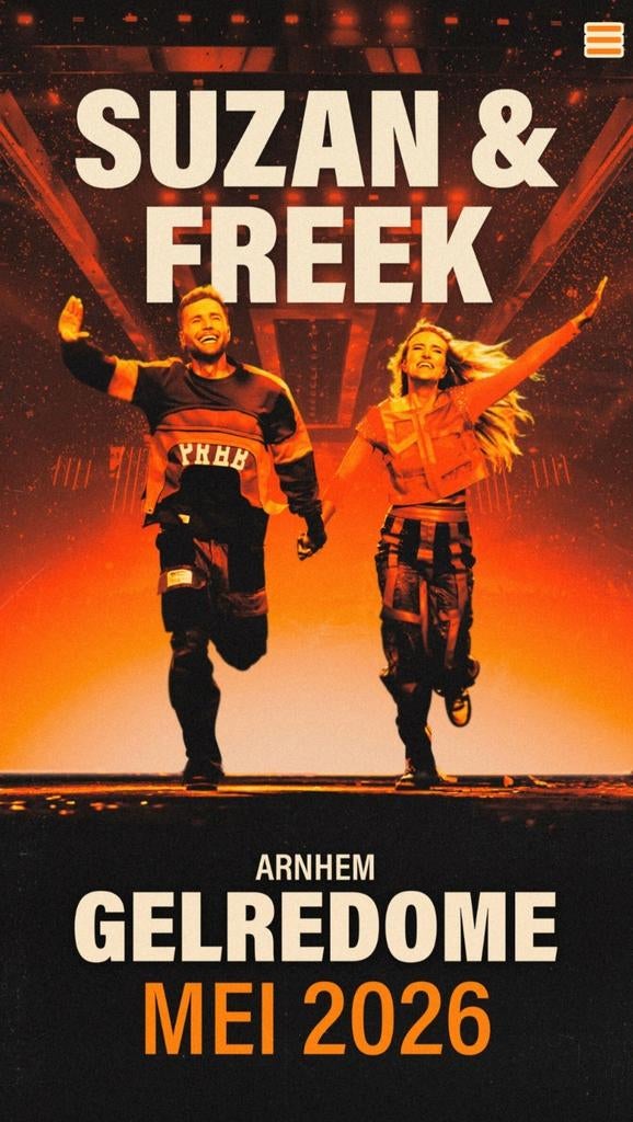 Staanplaatsen 4 Tickets Suzan en Freek 25,, Drie personen of meer