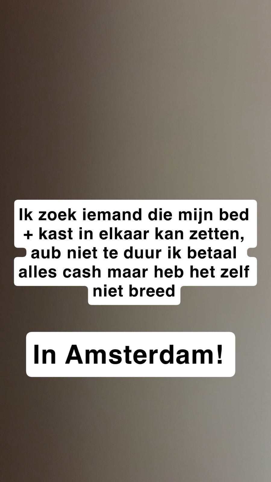 Bed en kast, Ophalen of Verzenden
