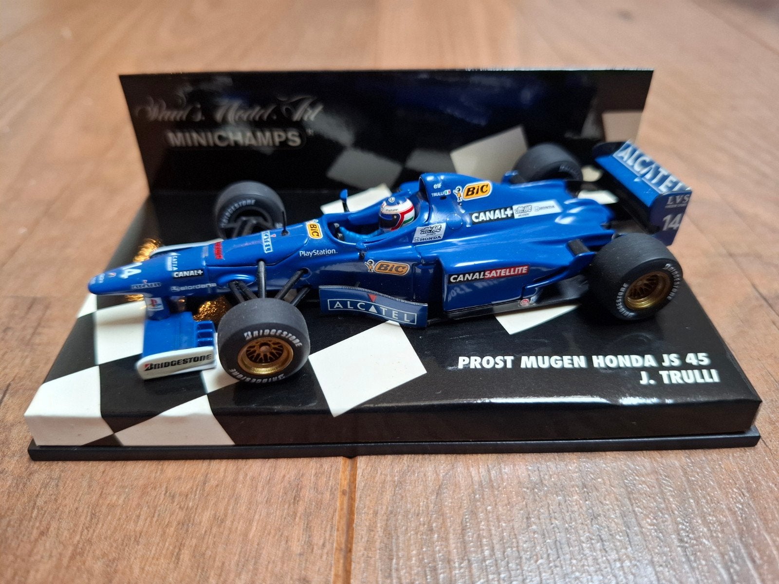 Minichamps Prost Mugen Honda JS 45 F1 1997 J. Trulli, Ophalen of Verzenden, Zo goed als nieuw, Auto, MiniChamps