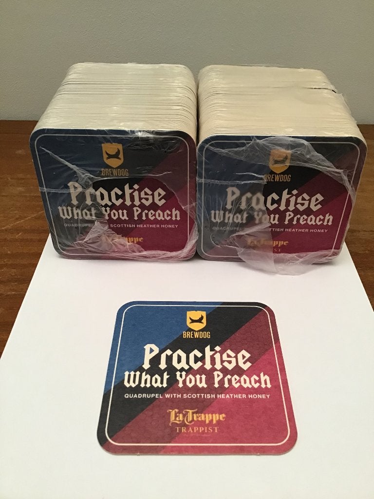 La Trappe PWYP bierviltjes, Verzamelen, Biermerken, Ophalen of Verzenden, Zo goed als nieuw, Viltje(s), La Trappe