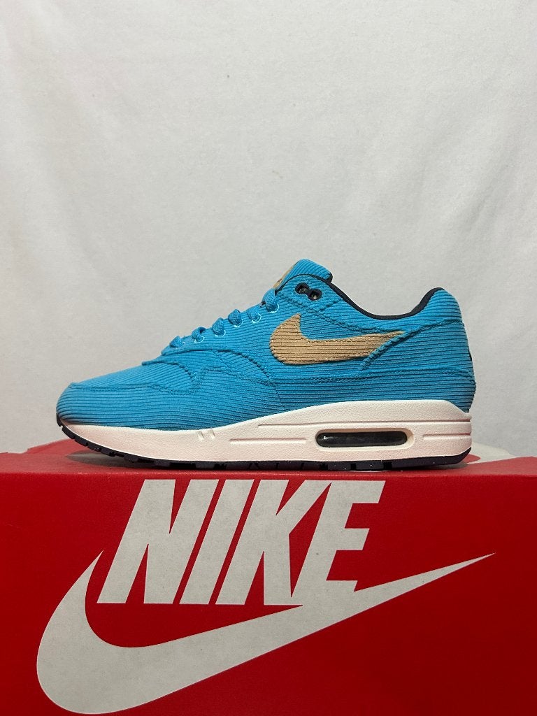 NIEUW! Maat 43 - Nike Air Max 1 Corduroy Baltic Blue