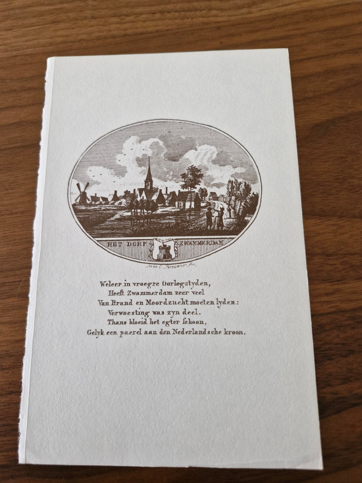 prent Zwammerdam: Oorlogstijden en wederopbouw, Ophalen of Verzenden, Voor 1940, Overige onderwerpen