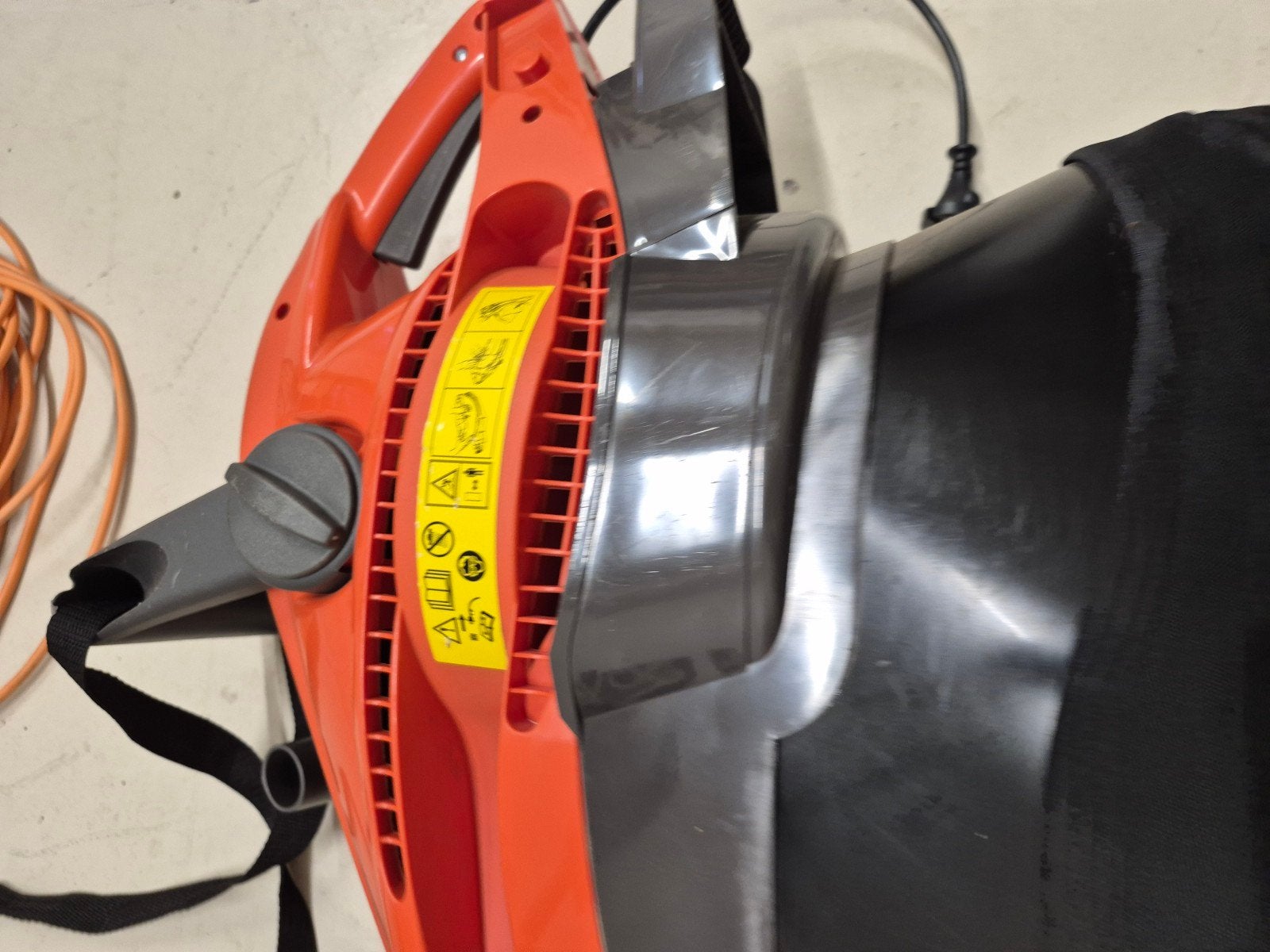 Flymo GardenVac 2500W Turbo Bladblazer/Bladzuiger, Ophalen, Gebruikt, Met opvangzak, Handgedragen