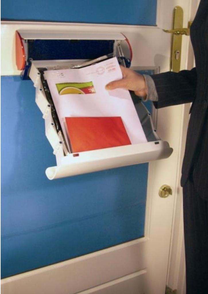 Doorflipper postvanger, Tuin en Terras, Brievenbussen, Ophalen of Verzenden, Gebruikt