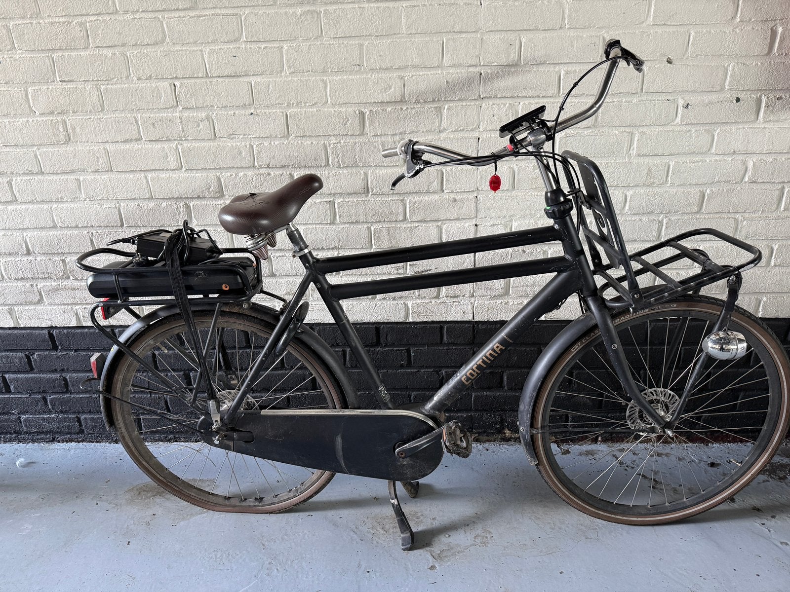 Defect Cortina U4 transport elektrisch fiets 28 inch, Elektrische fiets, Gebruikt, Ophalen of Verzenden, Motor