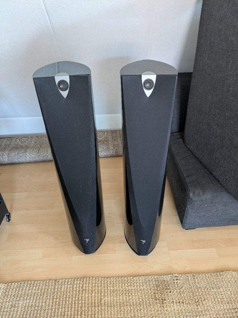 focal profile 918 floorstanding speakers, Stereo speakers, Inclusief kabels, Zo goed als nieuw, Ophalen