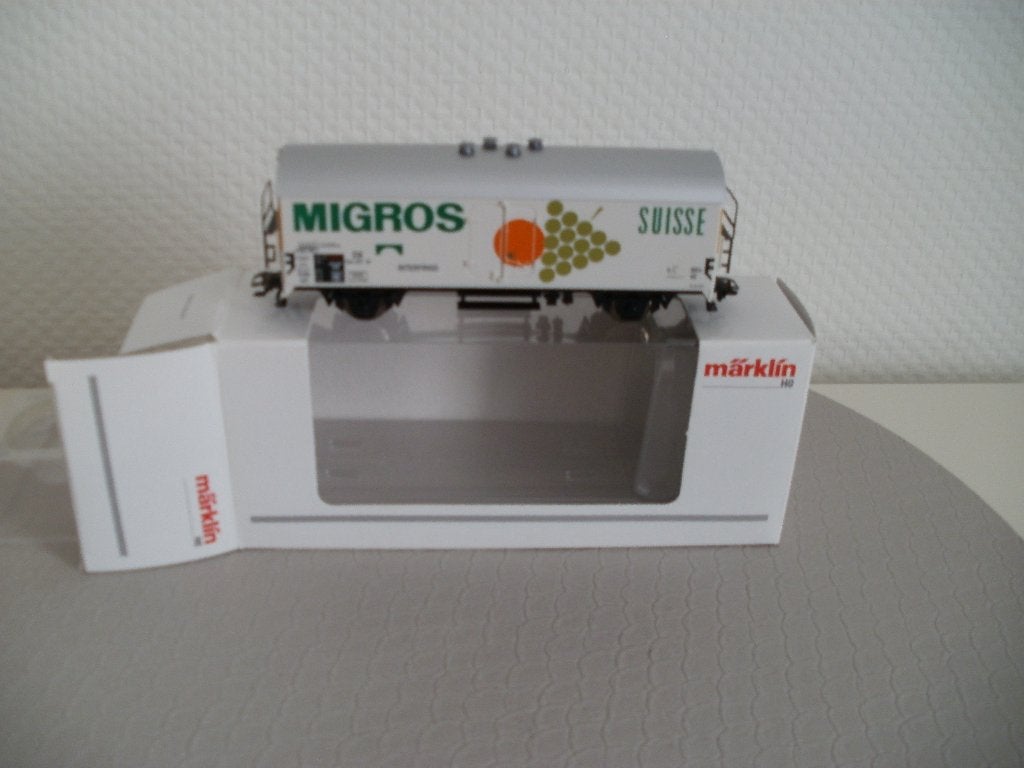 1xMarklin Ho Migros grote goederenwagon (DB) no 48150+ovp, Wisselstroom, Ophalen of Verzenden, Märklin, Nieuw