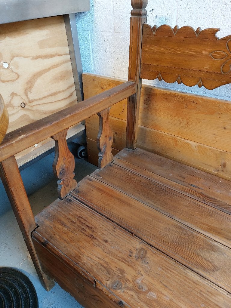 Houten bank, Ophalen, Gebruikt, Minder dan 75 cm, 150 tot 200 cm