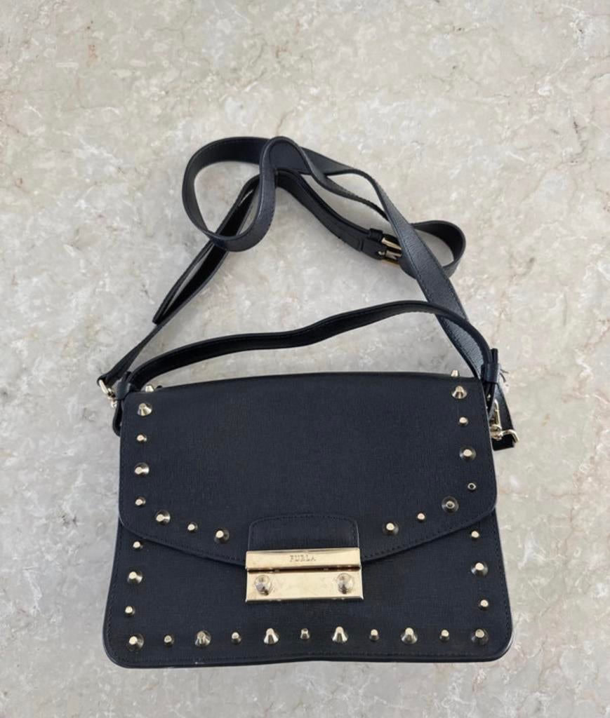 Furla tas, Ophalen of Verzenden, Zo goed als nieuw, Zwart