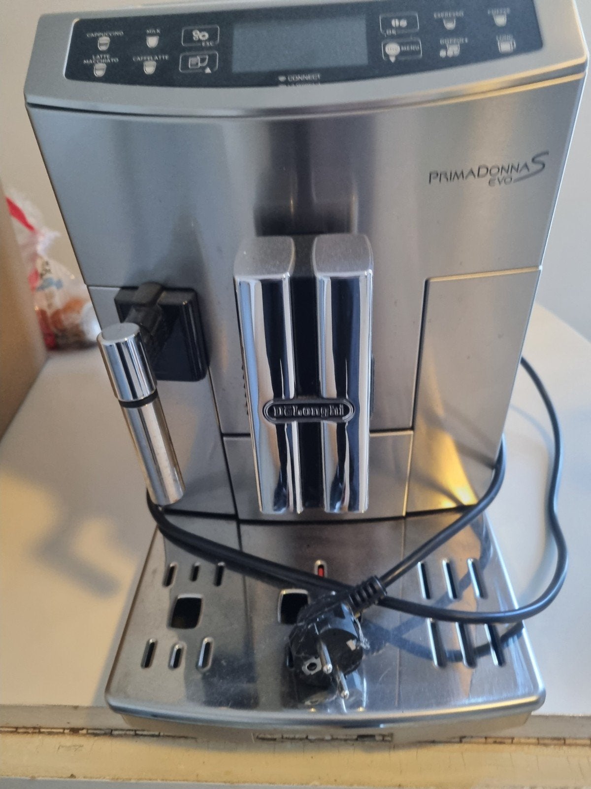 Defecte De'Longhi PrimaDonna S Evo volautomatische espressom, Witgoed en Apparatuur, Koffiezetapparaten, Stoompijpje, Gebruikt