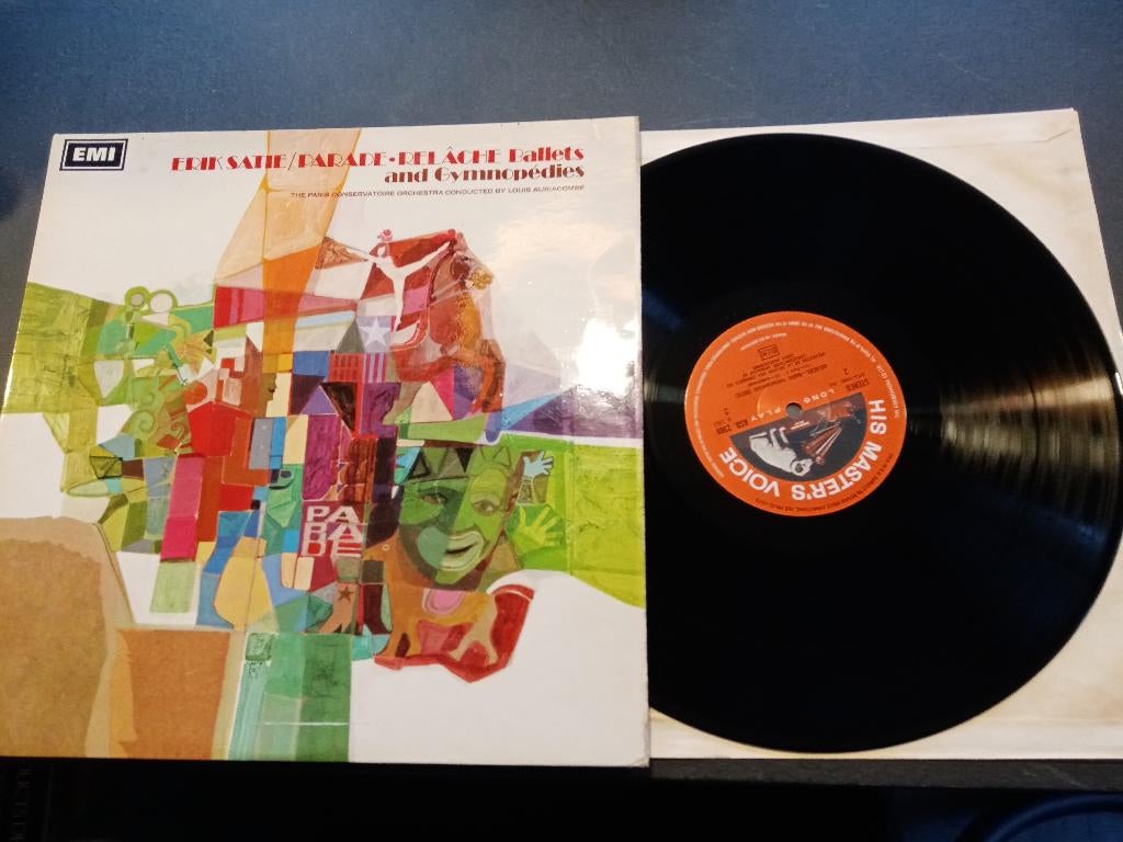 Erik Satie Parade Relache Ballets, Ophalen of Verzenden, Zo goed als nieuw, 12 inch