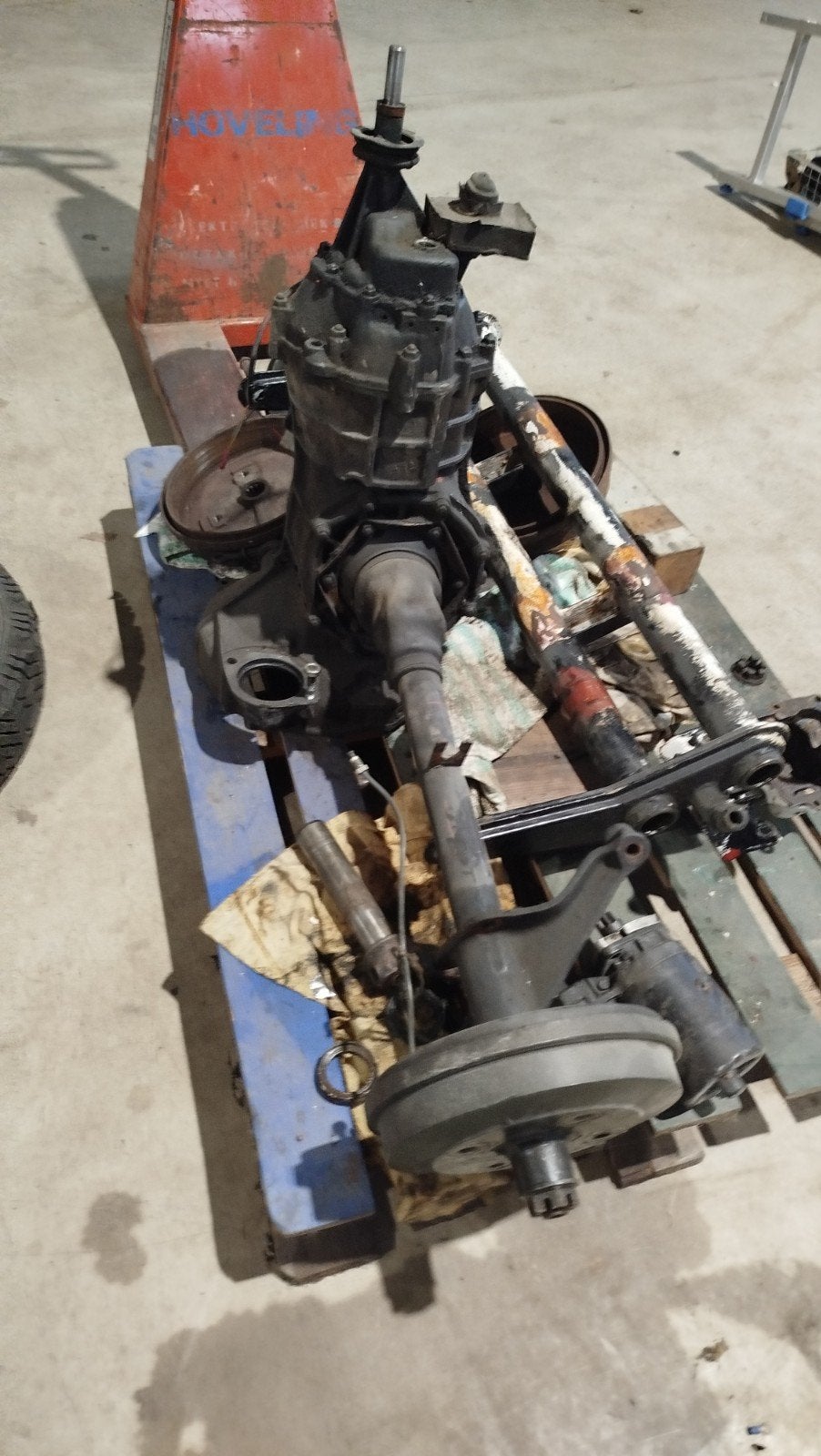 Vw kever vooras, versnellingsbak, remtrommel, startmotor, Ophalen, Gebruikt, Volkswagen