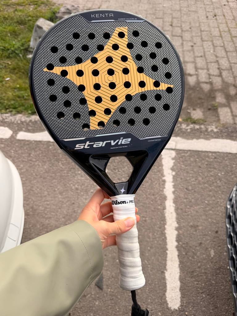 Kenta Starvie Limited Edition Padel Racket - als Nieuw, Ophalen of Verzenden, Zo goed als nieuw, Padelracket