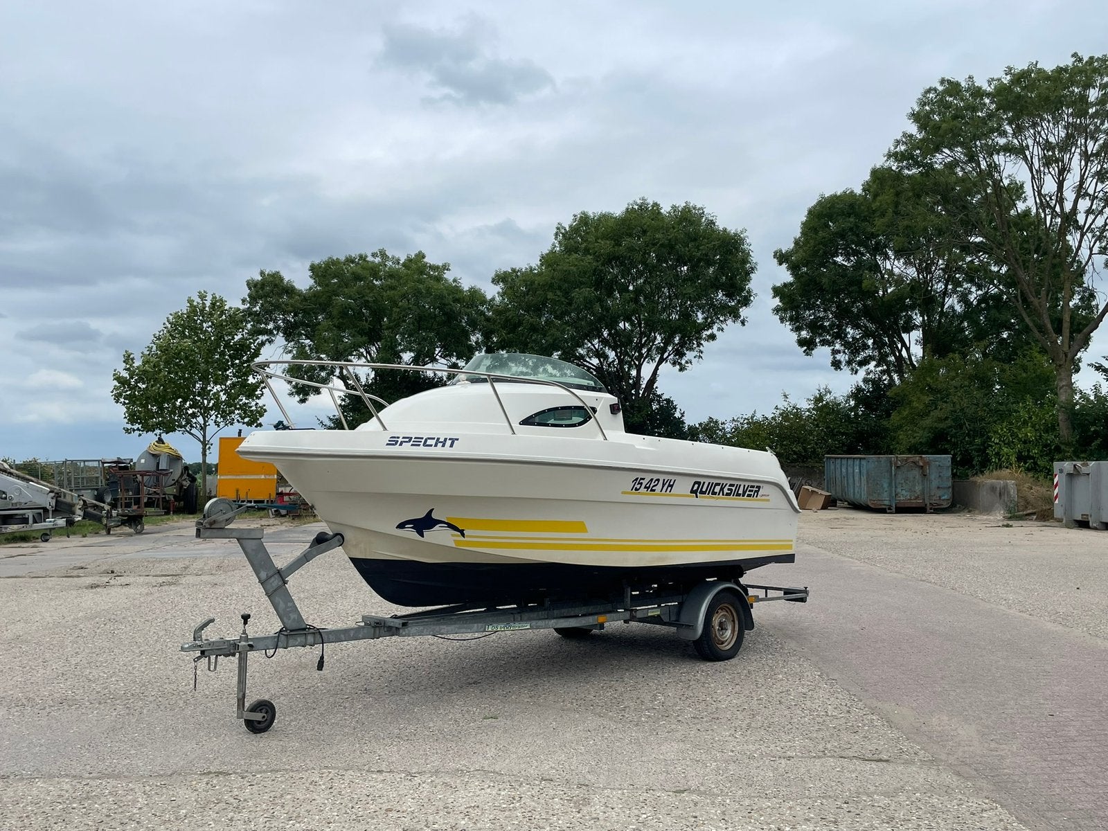 Quicksilver 500, Watersport en Boten, Ophalen, Gebruikt, 70 tot 120 pk, Quicksilver