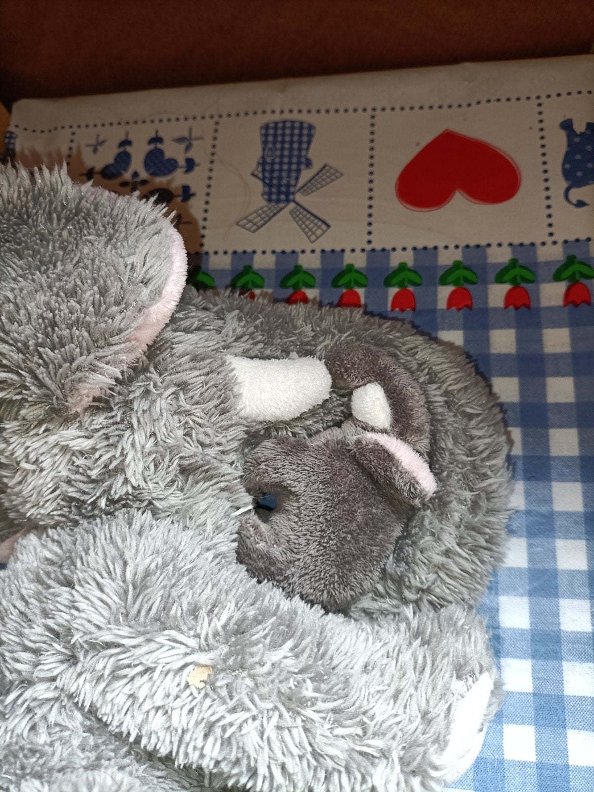 Villa Joep olifant knuffel met kind Happy Horse 28 cm, Ophalen of Verzenden, Zo goed als nieuw